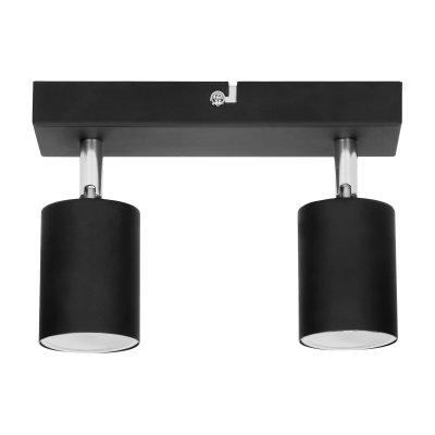 DOA SP 2 wall and ceiling light, GU10, max. 2x50W, IP20, black