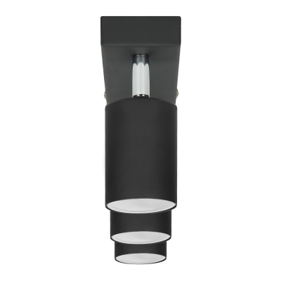 DOA SP 3 wall and ceiling light, GU10, max. 3x50W, IP20, black