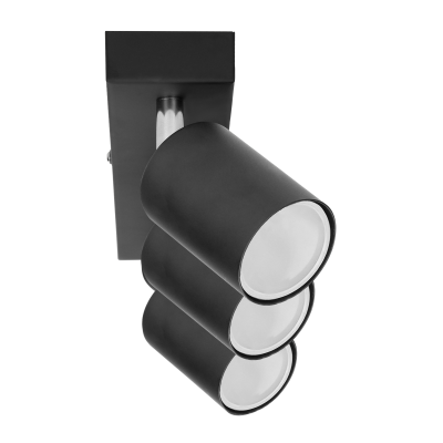 DOA SP 3, oprawa ścienno-sufitowa, GU10 max. 3x50W, IP20, czarna