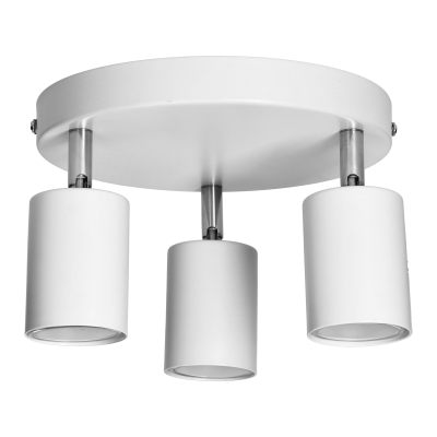 RINO wall and ceiling luminaire, max. power 3x50W, GU10, IP20, white
