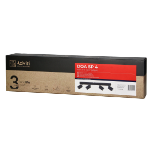 DOA wall and ceiling light, power max. 4x50W, GU10, IP20,... 2
