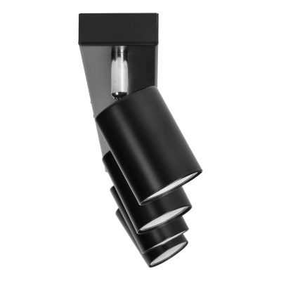 DOA wall and ceiling light, power max. 4x50W, GU10, IP20, black