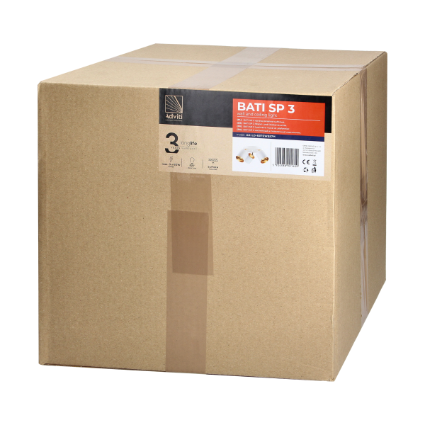 BATI wall and ceiling luminaire, max. power...