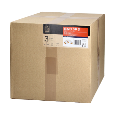 BATI wall and ceiling luminaire, max. power  3x60W, E27, white