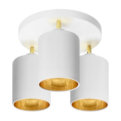 BATI wall and ceiling luminaire, max. power  3x60W, E27, white