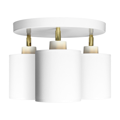 BATI wall and ceiling luminaire, max. power  3x60W, E27, white