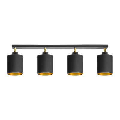 BATI wall and ceiling luminaire, max. power  4x60W, E27, black