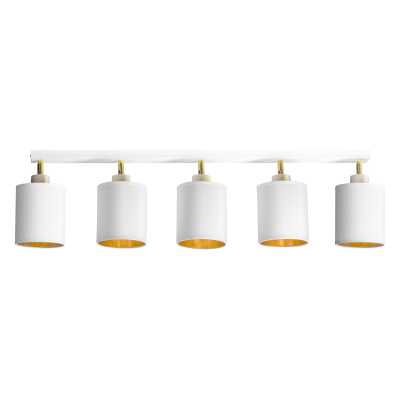 BATI wall and ceiling luminaire, max. power  5x60W, E27, white