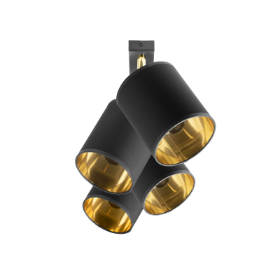 BATI wall and ceiling luminaire, max. power  5x60W, E27, black