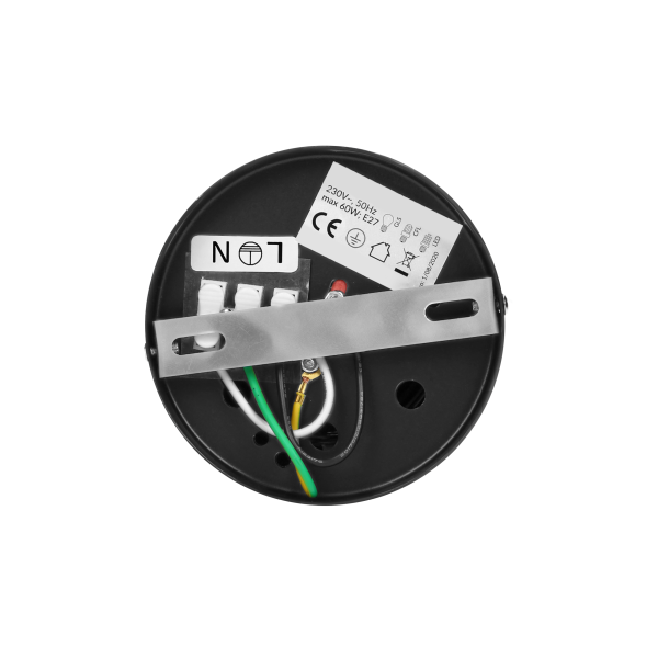 KORIN 10, downlight, 60W, E27, steel, black