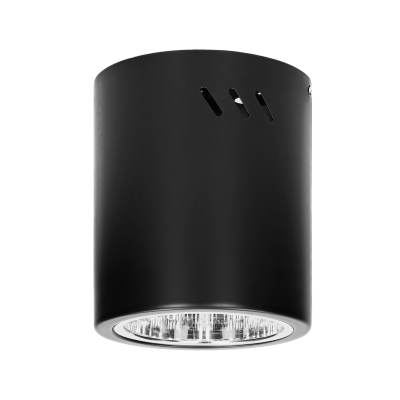 KORIN 13, oprawa typu downlight, 60W, E27, stal, czarna