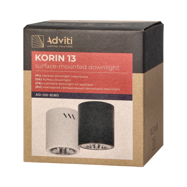 KORIN 13, oprawa typu downlight, 60W, E27,...