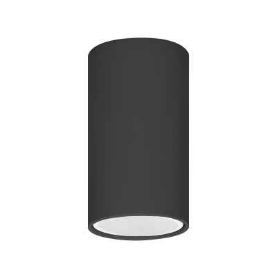 BARBRA DLR GU10 downlight max 50W, IP20, round, black, aluminium