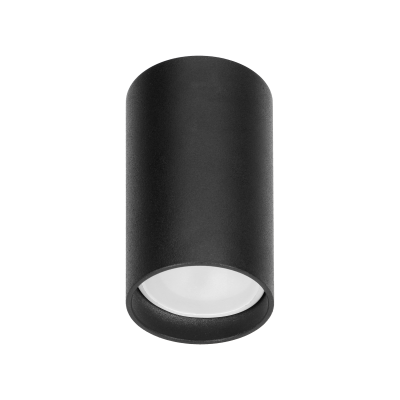 BARBRA DLR GU10 downlight max 50W, IP20, round, black, aluminium