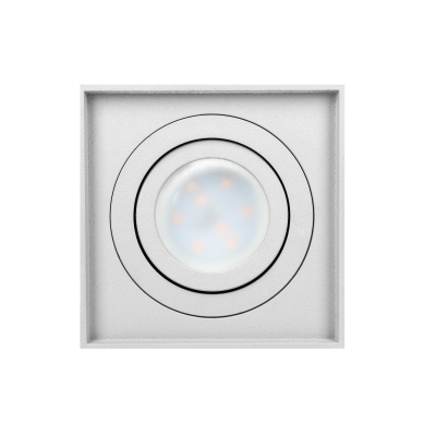 CAROLIN DLS GU10 downlight max 35W, IP20, square, white