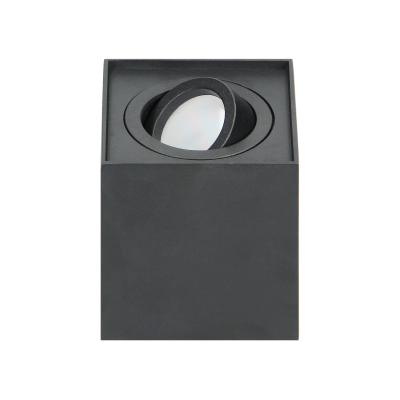 CAROLIN DLS GU10 downlight max 35W, IP20, square, black