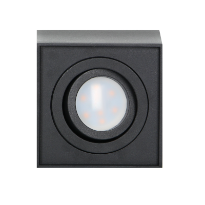 CAROLIN DLS GU10 downlight max 35W, IP20, square, black