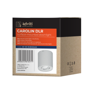 CAROLIN DLR GU10 downlight max 35W, IP20, okrągły, biały 2