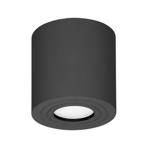 MEGY DLR GU10 downlight max 50W, IP54, okrągły, czarny,...