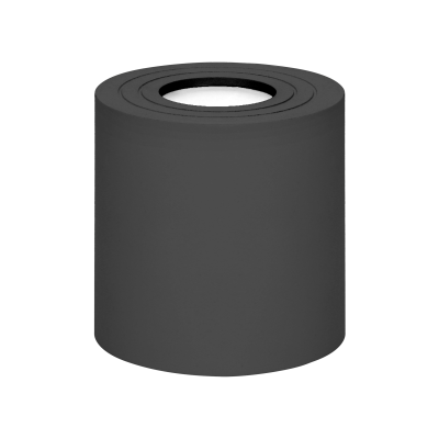 MEGY DLR GU10 downlight max 50W, IP54, round, black, aluminium