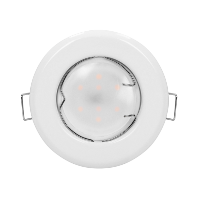 SUTRI RC decorative frame for spotlight, MR16/GU10 max 50W, round, fixed light beam, white