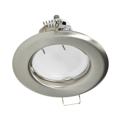 SUTRI RC decorative frame for spotlight, MR16/GU10 max 50W, round, fixed light beam, satin
