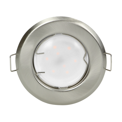 SUTRI RC decorative frame for spotlight, MR16/GU10 max 50W, round, fixed light beam, satin