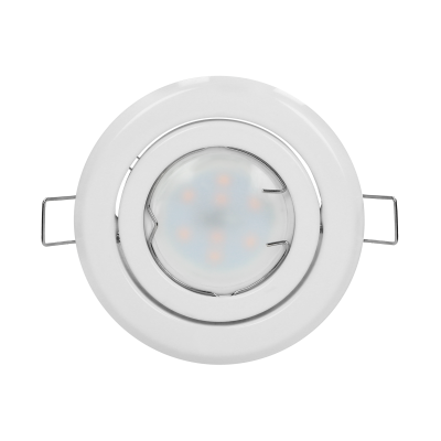 SUTRI RM decorative frame for spotlight, MR16/GU10 max 50W, round, adjustable light beam, white