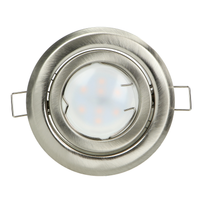 SUTRI RM decorative frame for spotlight, MR16/GU10 max 50W, round, adjustable light beam, satin