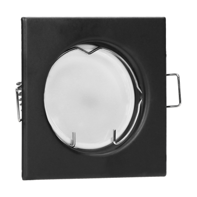 SUTRI SC decorative frame for spotlight, MR16/GU10 max 50W, square, fixed, black