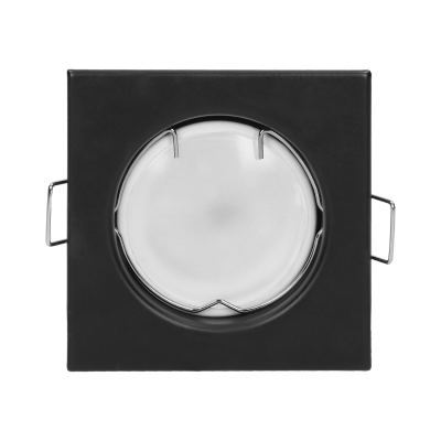 SUTRI SC decorative frame for spotlight, MR16/GU10 max 50W, square, fixed, black