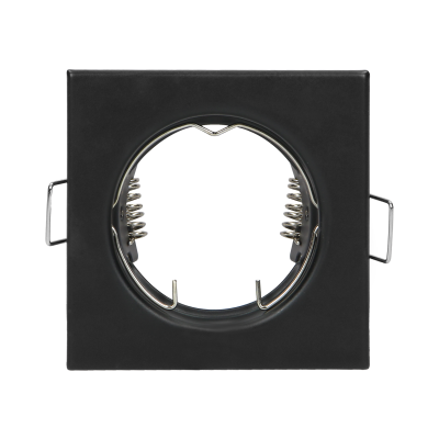 SUTRI SC decorative frame for spotlight, MR16/GU10 max 50W, square, fixed, black