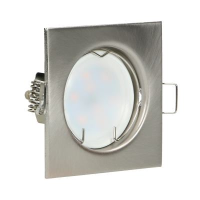 SUTRI SC decorative frame for spotlight, MR16/GU10 max 50W, square, fixed, satin