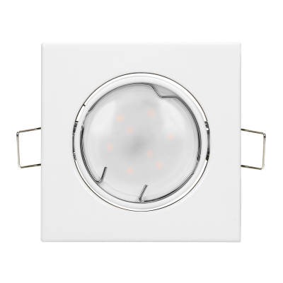 SUTRI SM decorative frame for spotlight, MR16/GU10 max 50W, square, adjustable light beam, white