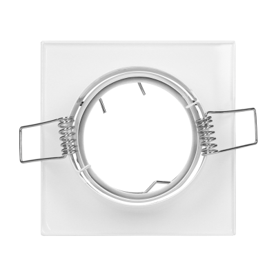 SUTRI SM decorative frame for spotlight, MR16/GU10 max 50W, square, adjustable light beam, white