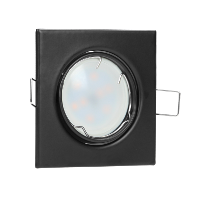 SUTRI SM decorative frame for spotlight, MR16/GU10 max 50W, square, adjustable, black