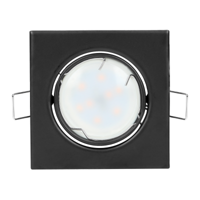 SUTRI SM decorative frame for spotlight, MR16/GU10 max 50W, square, adjustable, black