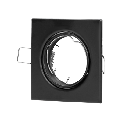 SUTRI SM decorative frame for spotlight, MR16/GU10 max 50W, square, adjustable, black