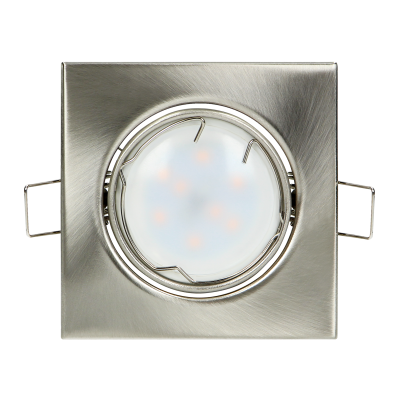 SUTRI SM decorative frame for spotlight, MR16/GU10 max 50W, square, adjustable light beam, satin