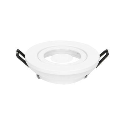 DARI S decorative frame spotlight, MR16/GU10 max 50W, circle, white IP44