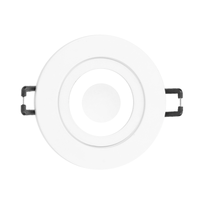 DARI S decorative frame spotlight, MR16/GU10 max 50W, circle, white IP44