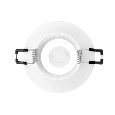 DARI S decorative frame spotlight, MR16/GU10 max 50W, circle, white IP44