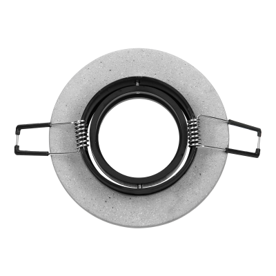 HALISI RM decorative frame for spotlight, round, movable, black, MR16 / GU10 max 50W