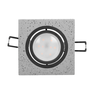 HALISI SM decorative frame for spotlight, square, movable, black, MR16 / GU10 max 50W