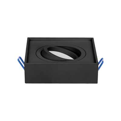 SORMUS S decorative frame for spotlight, MR16/GU10 max 50W, adjustable, square, black