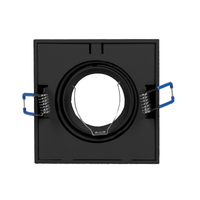 SORMUS S decorative frame for spotlight, MR16/GU10 max 50W, adjustable, square, black