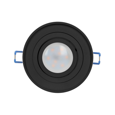 SORMUS R decorative frame for spotlight, MR16/GU10 max 50W, adjustable, circle, black