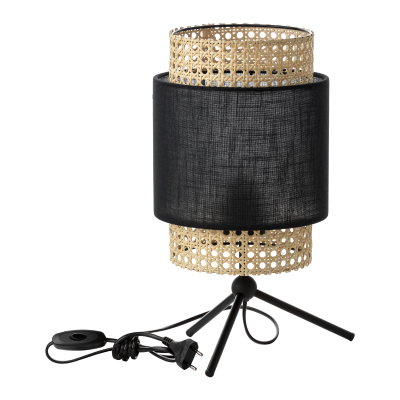 LANA, bedside lamp, E27 max.60W, black