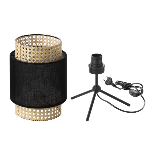 LANA, lampka nocna, E27 max.60W, czarna