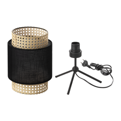 LANA, lampka nocna, E27 max.60W, czarna